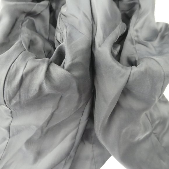 Theory Collarless Cotton Blazer Lanai Brink Open Front Polka Micro Dot Lined 4 - Picture 6 of 9